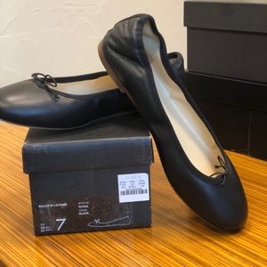 J. Crew. Ballet in Leather